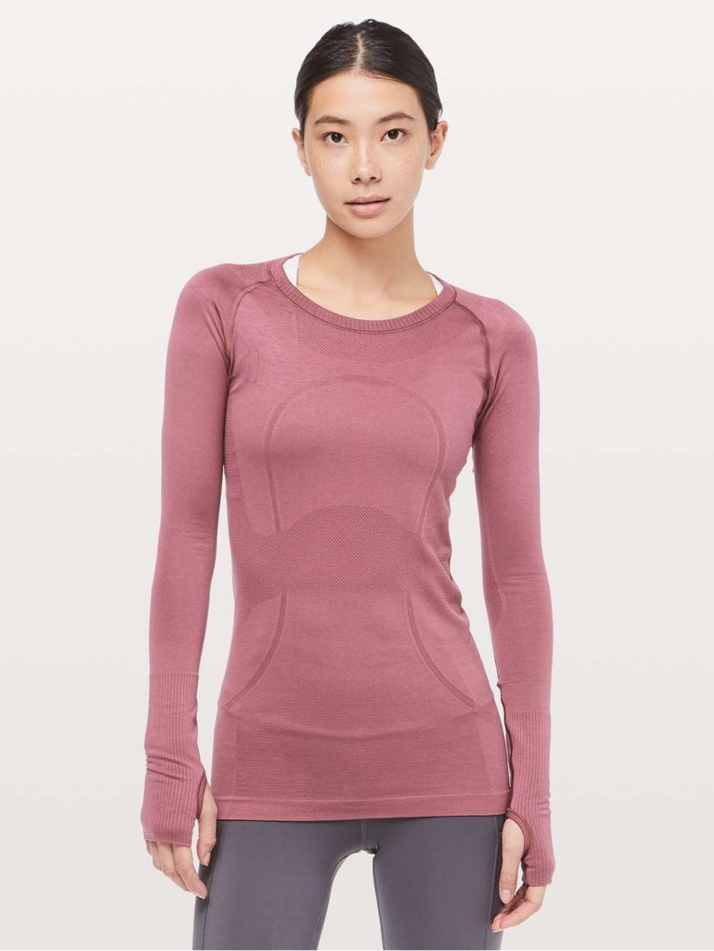 Lululemon classic Swiftly size 10 - Misty Merlot